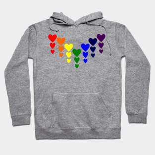 Rainbow heart Hoodie